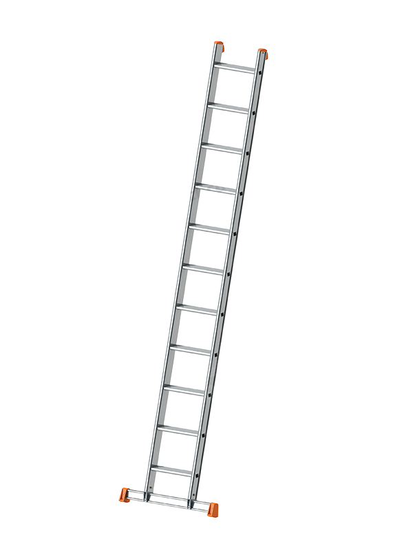 Anlegeleiter parallel mit Flachsprossen